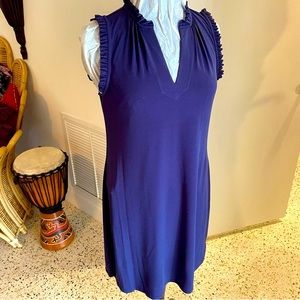 Michael Kors Navy Blue Sleeveless Knit Dress! Great condition!  Medium